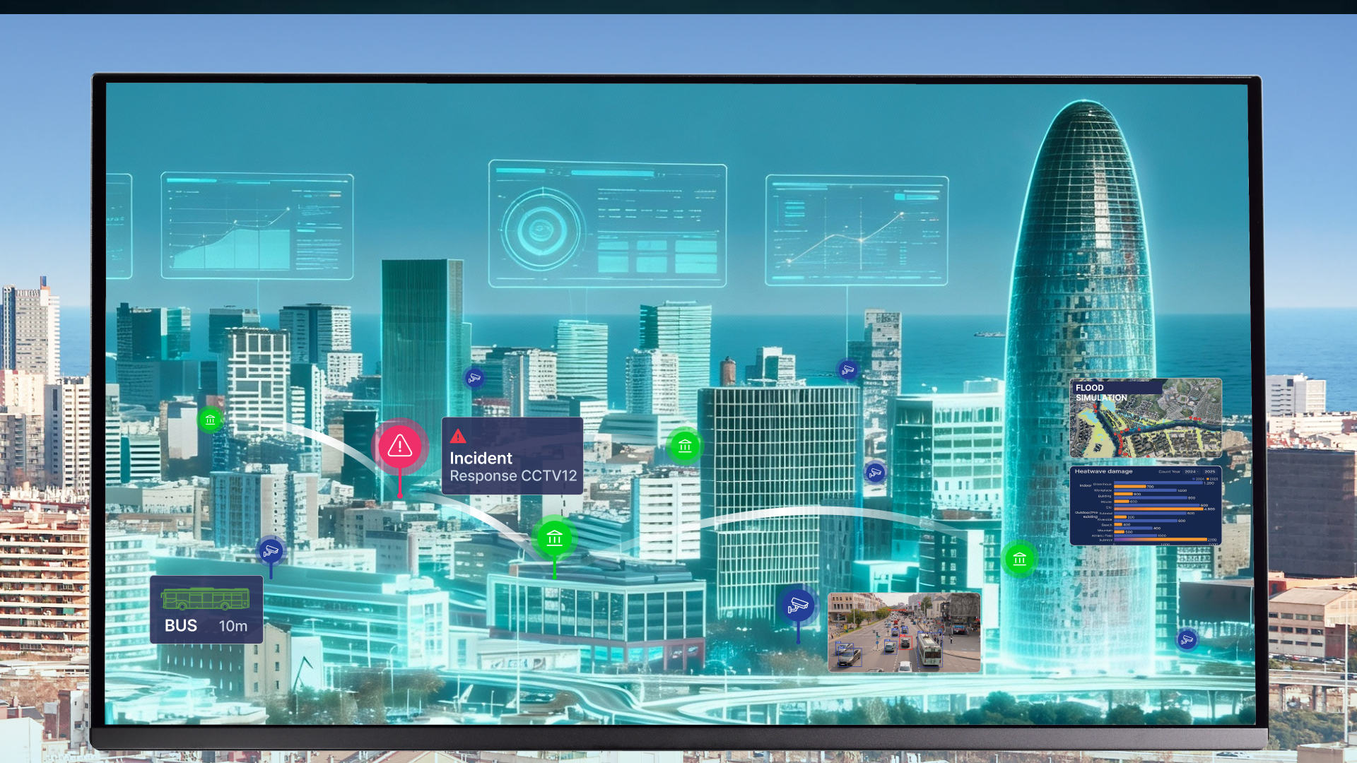 AI 기반 전술방책 이미지